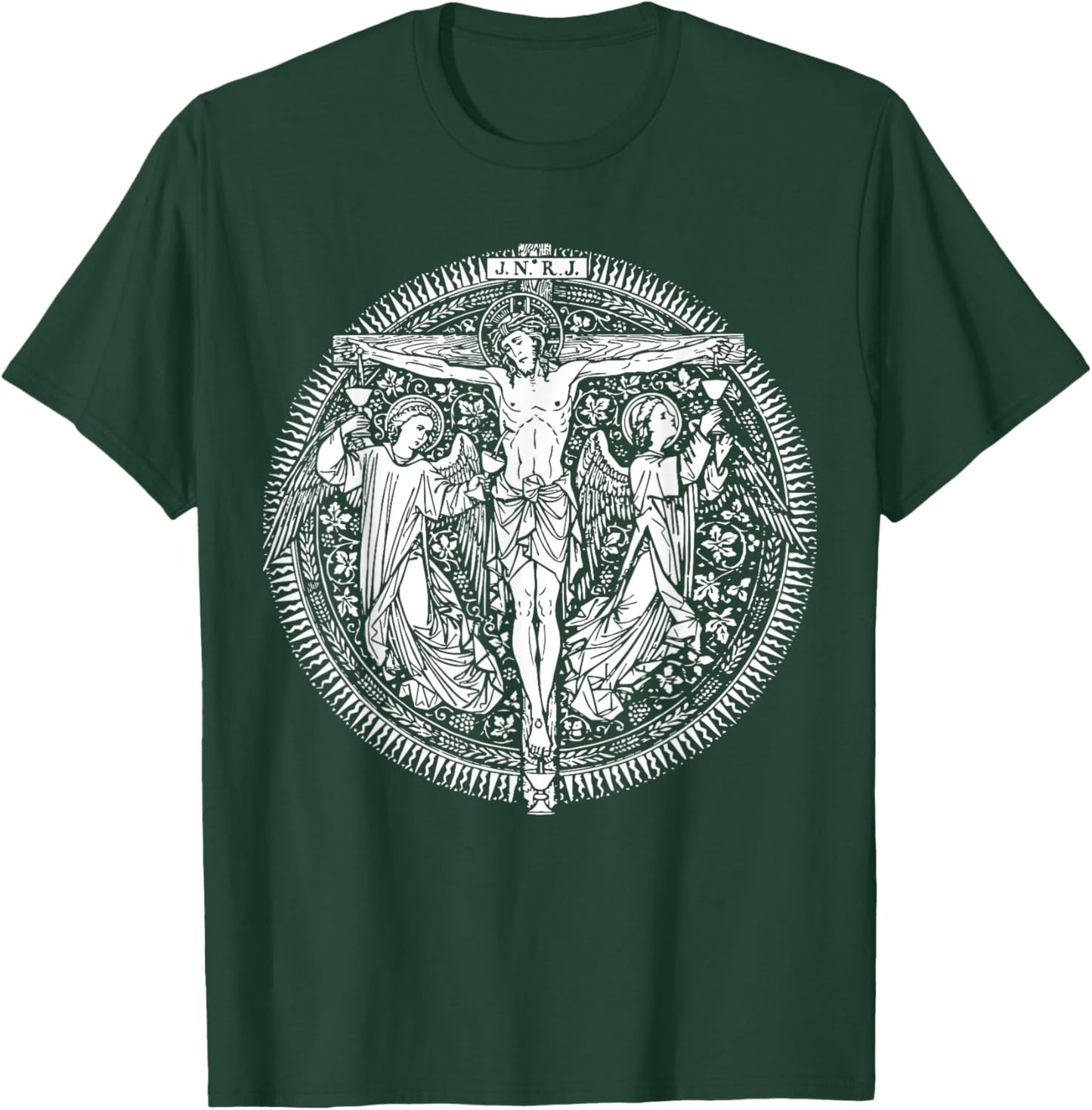 Devotion to Most Precious Blood of Jesus Christ Catholic T-Shirt - T-Shirt | Forest