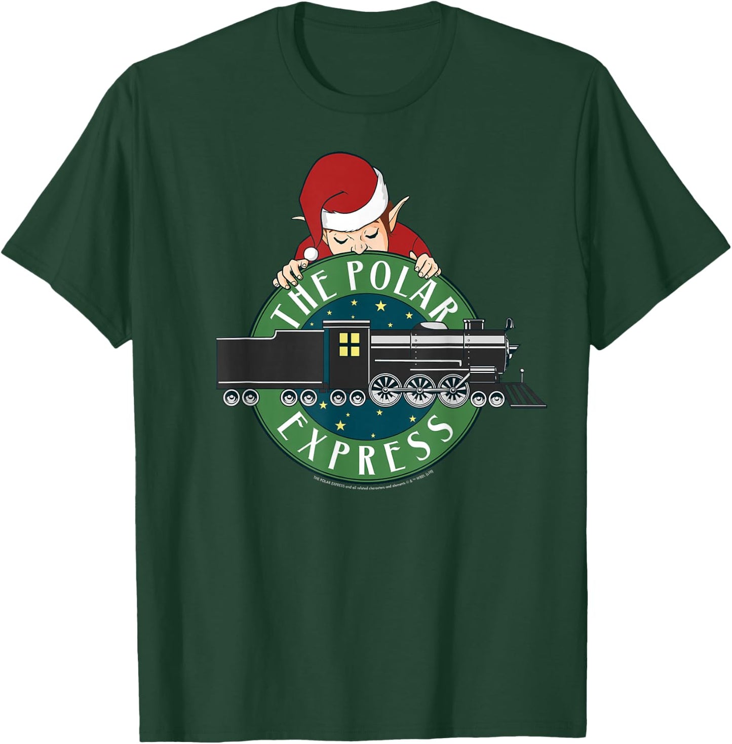 Polar Express Elf Train Logo T-Shirt - T-Shirt | Forest
