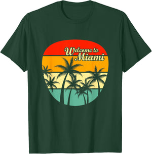 Welcome to Miami T-Shirt - T-Shirt | Forest