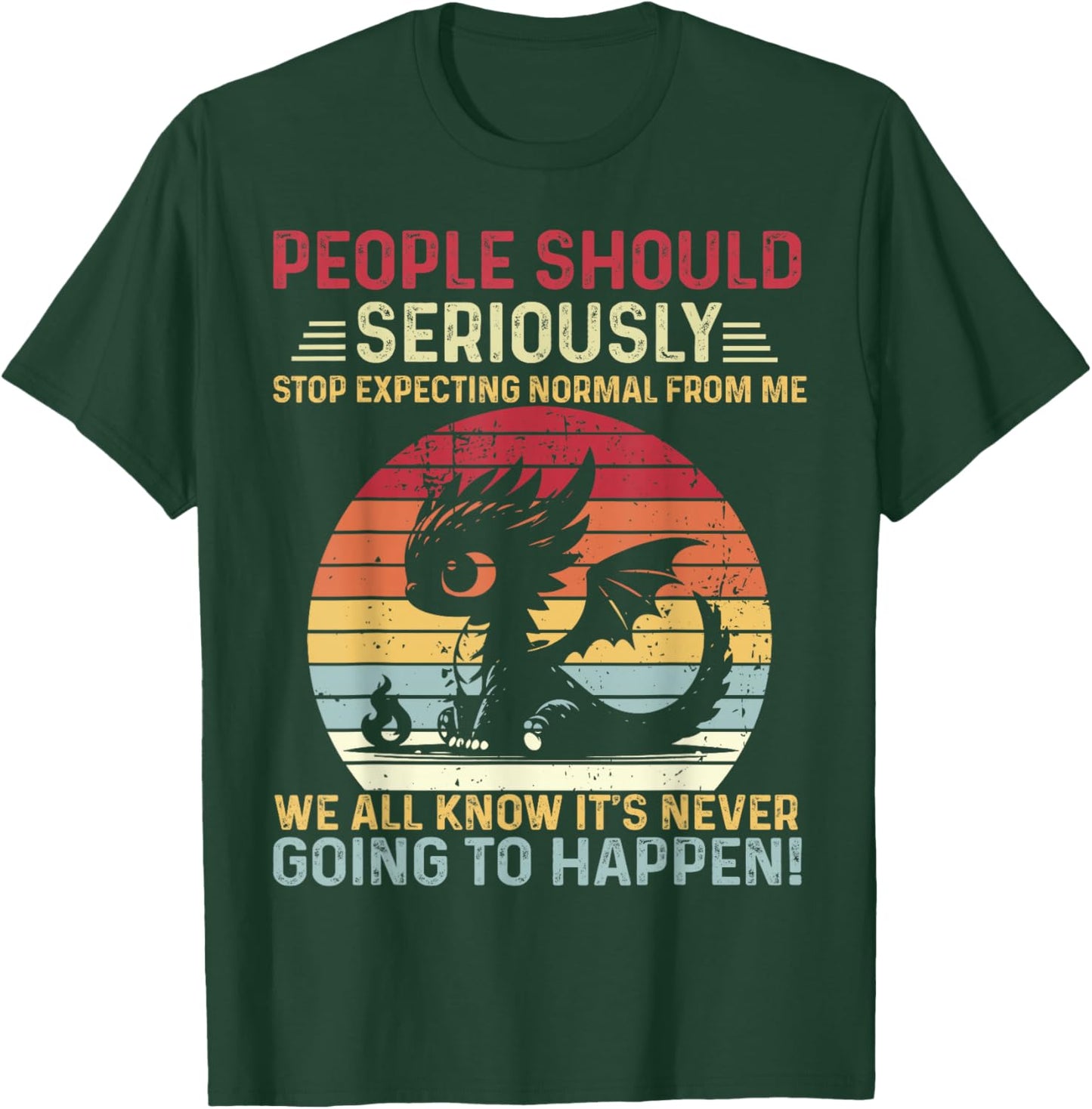 Vintage Dragon Seriously Dragon and Girls, Boy T-Shirt - T-Shirt | Forest