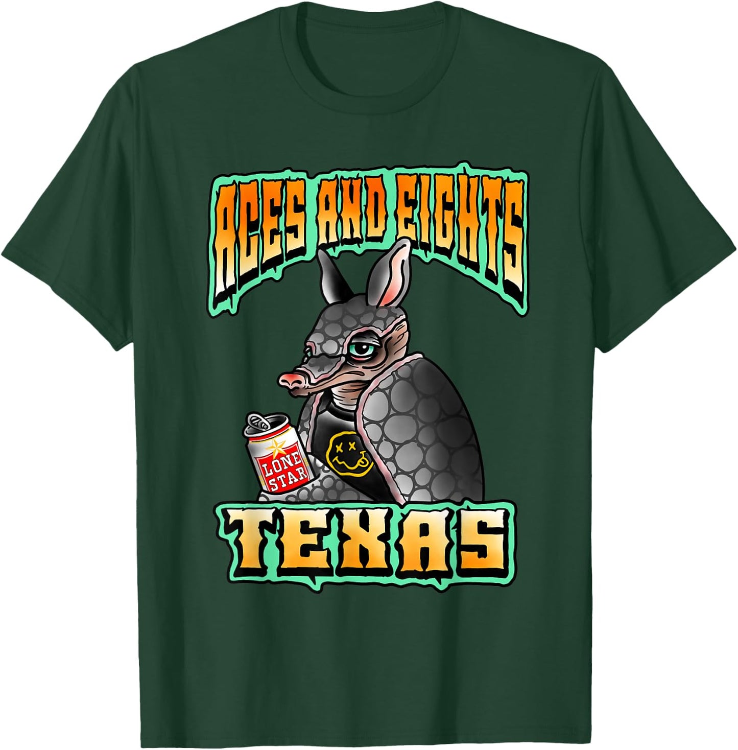 Punk Rock Armadillo T-Shirt - T-Shirt | Forest