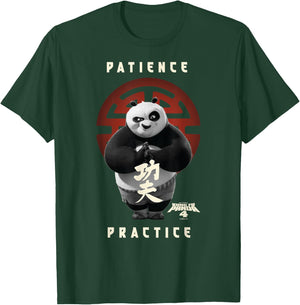 Kung Fu Panda 4 Patience Practice Master Po Portrait T-Shirt - T-Shirt | Forest