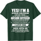Yes I'm a Spoiled Girlfriend of a Freaking Awesome Boyfriend T-Shirt - T-Shirt | Forest