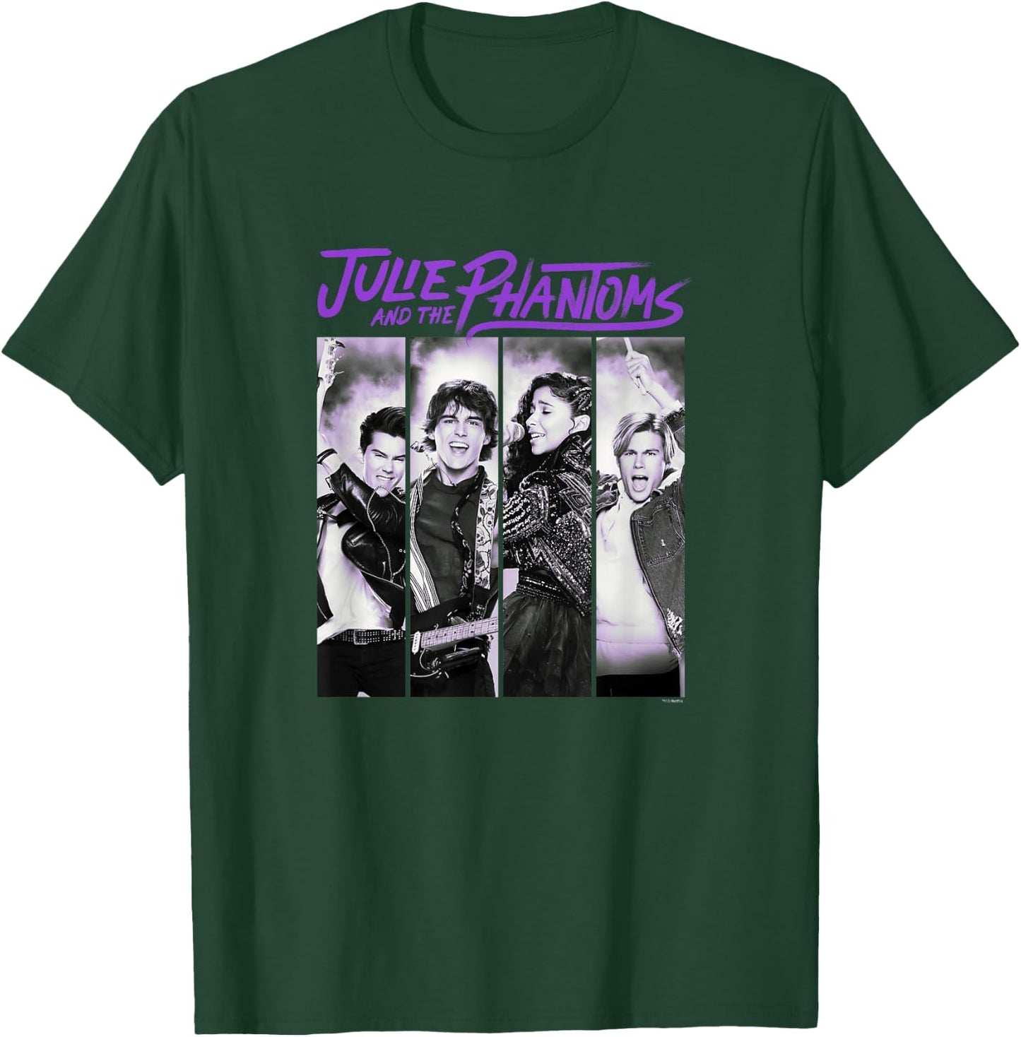 Julie And The Phantoms Band Portrait Panels T-Shirt - T-Shirt | Forest