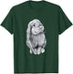 Cute Lop Eared Bunny Rabbit T-Shirt - T-Shirt | Forest