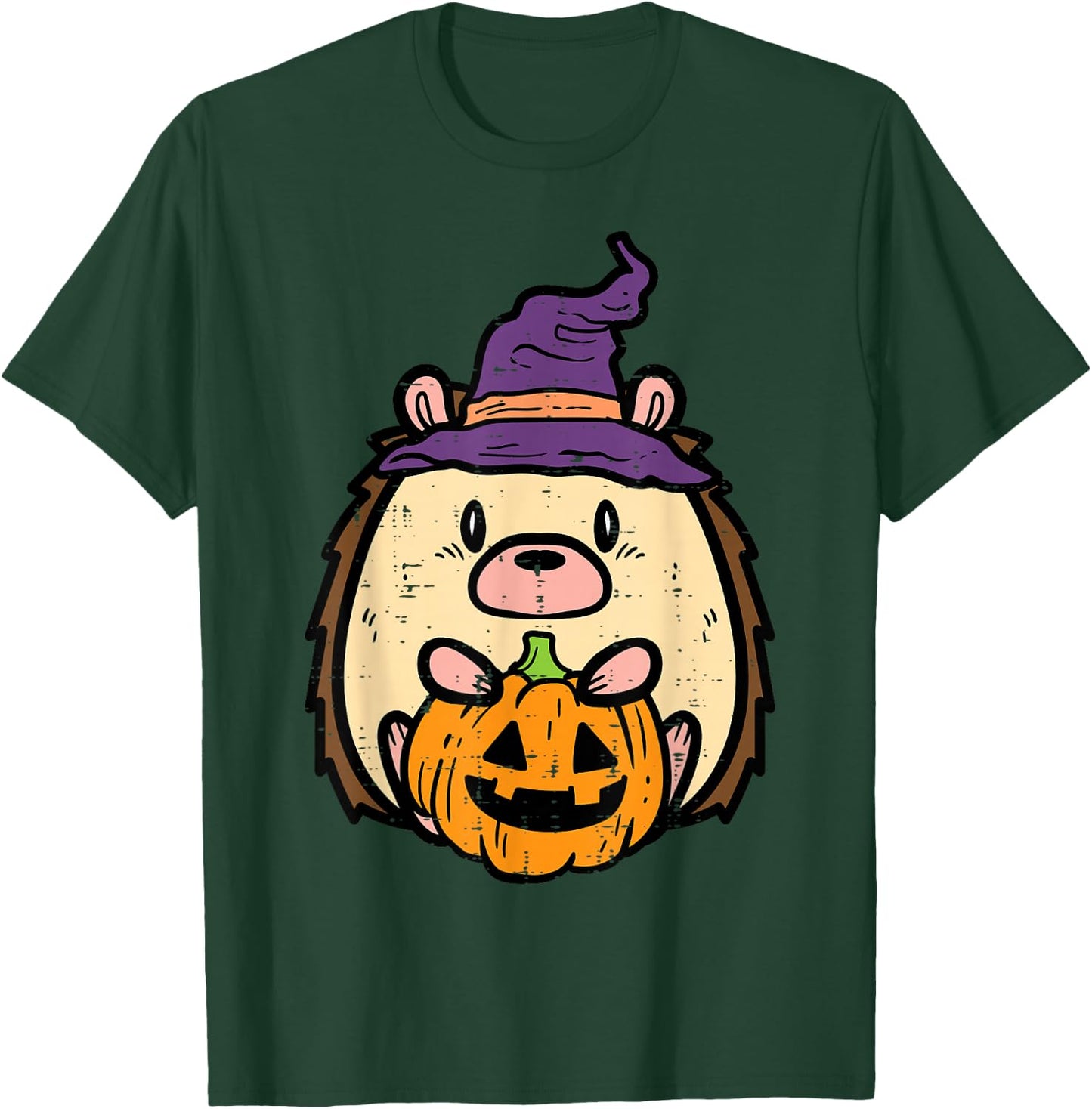 Halloween Hedgehog Fun Costume Girls Boys Kids Toddler Youth T-Shirt - T-Shirt | Forest