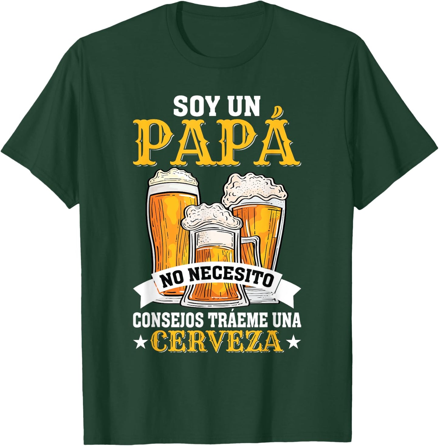Camiseta Para Bebedores De Cerveza Divertida Para Papá T-Shirt - T-Shirt | Forest