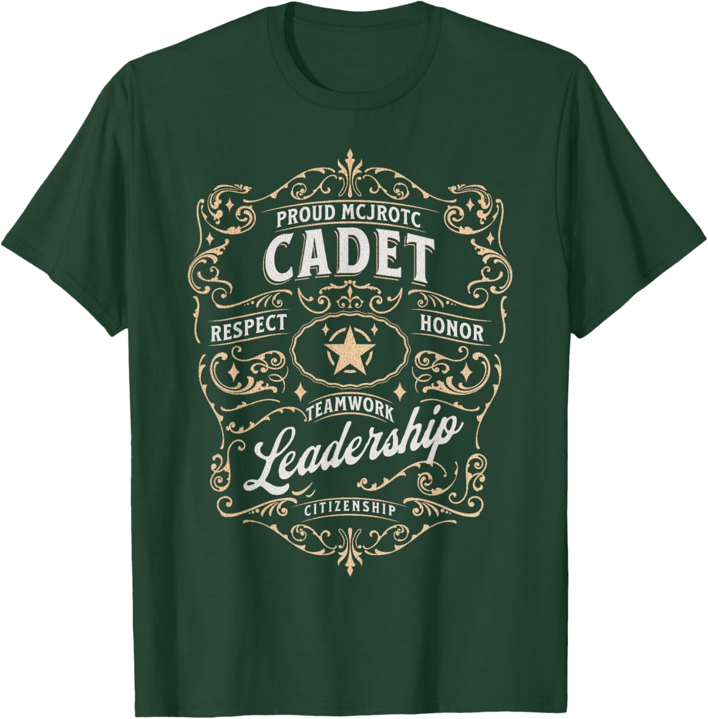 MCJROTC Cadet JROTC Leader Military Boys Girls MCJROTC T-Shirt - T-Shirt | Forest
