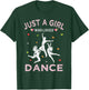 Funny Dance Lover Just A Girl Who Loves Dance T-Shirt - T-Shirt | Forest