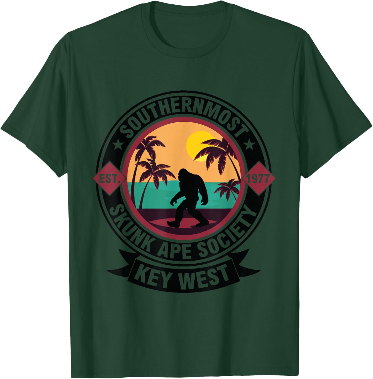 Skunk Monkey T-Shirt - T-Shirt | Forest