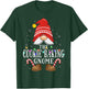 The Cookie Baking Gnome Family Christmas Pajama Party T-Shirt - T-Shirt | Forest