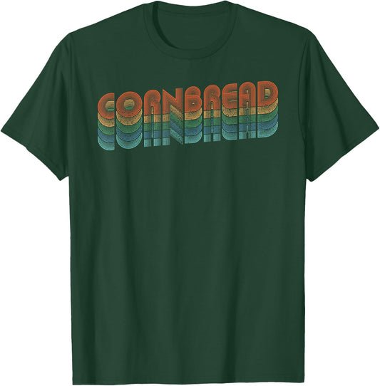 Vintage Cornbread Baking Bread Lovers Retro Pastry T-Shirt - T-Shirt | Forest
