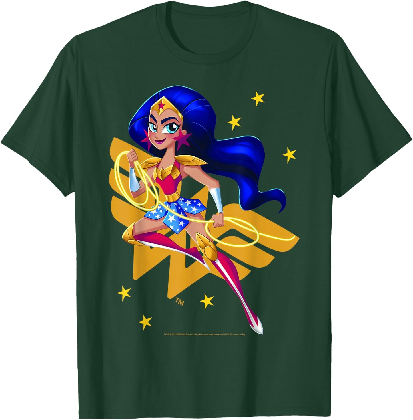 DC Comics Super Hero Girls Wonder Woman T-Shirt - T-Shirt | Forest