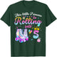 This Little Princess Is Rolling In To 5 Years Old 5th T-Shirt - T-Shirt | Forest