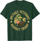 Military Veterans Against Trump 2020 Human USA Election T-Shirt - T-Shirt | Forest