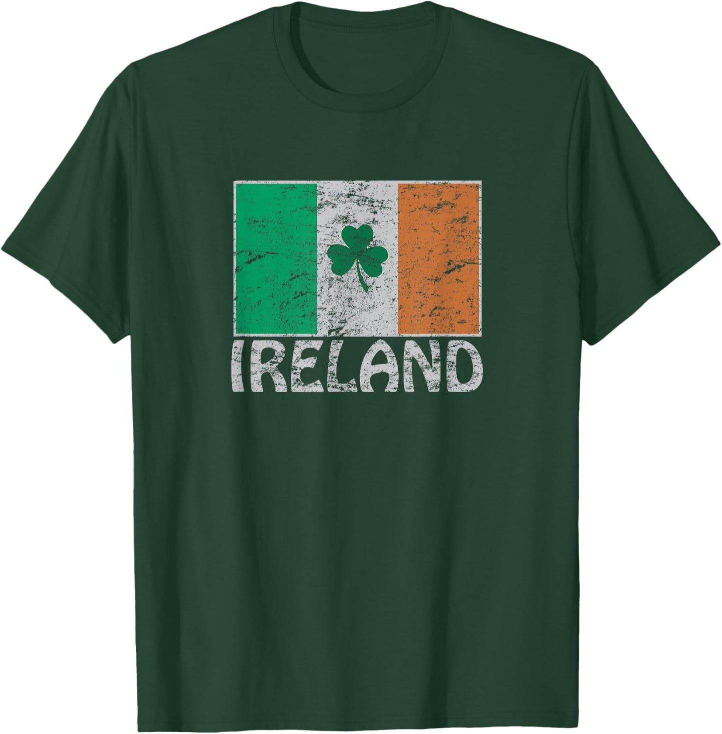 Irische & Irland Flagge Co. Ireland Flag Irish Flag - Black, Small T-Shirt - T-Shirt | Forest