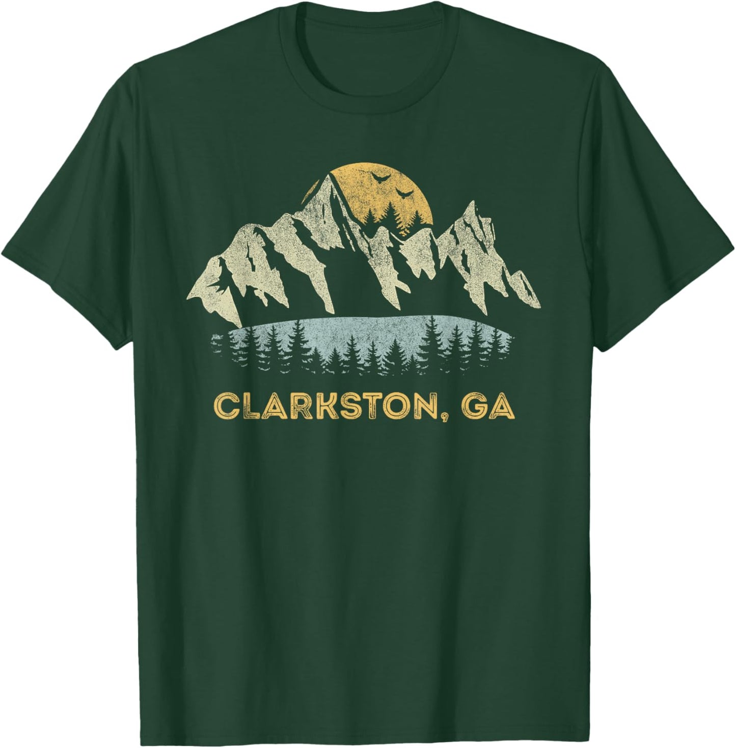 Clarkston Georgia Mountain Sunset Sunrise GA T-Shirt - T-Shirt | Forest