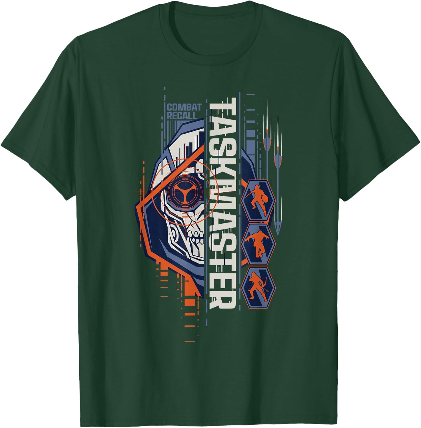 Marvel Black Widow Taskmaster Mask T-Shirt - T-Shirt | Forest