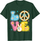 Peace Sign Love 60s 70s Tie Dye Hippie Costume T-Shirt - T-Shirt | Forest