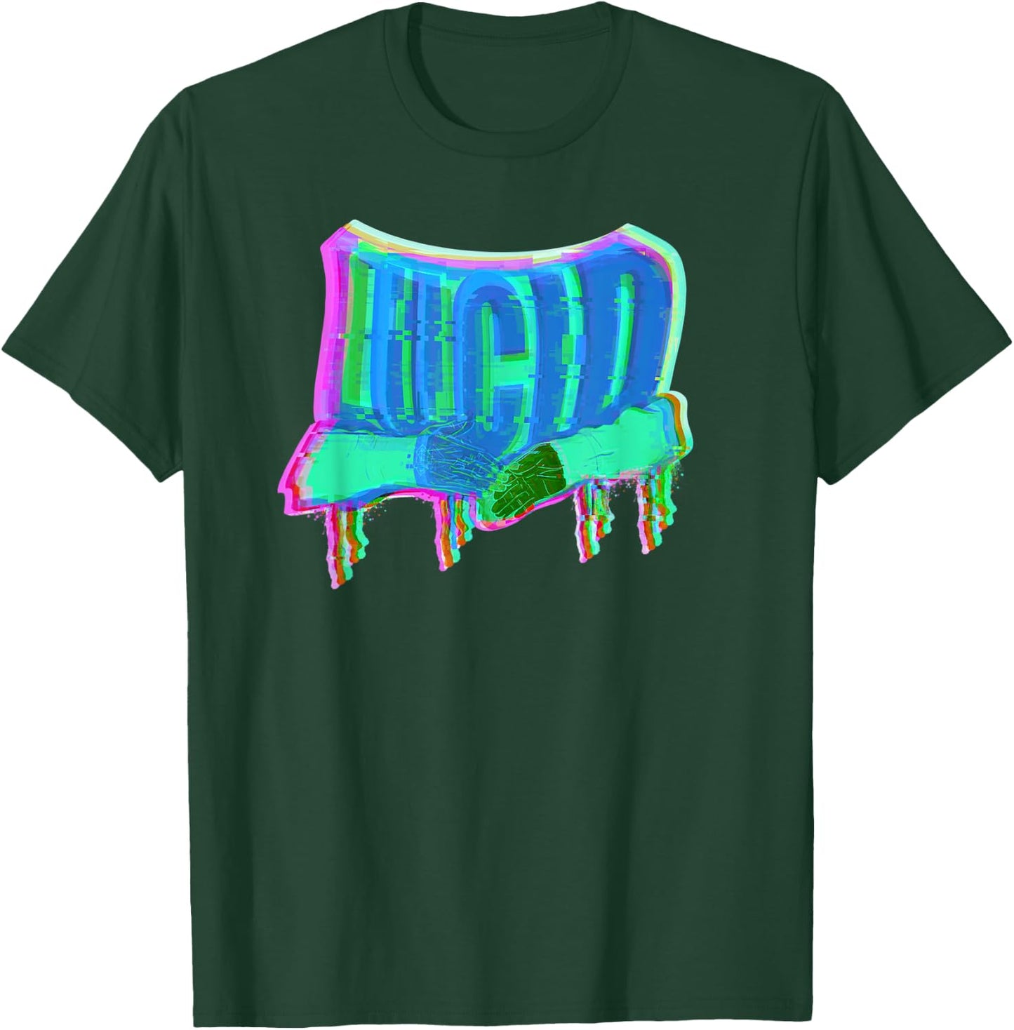 Lucid Glitchcore Clothes T-Shirt - T-Shirt | Forest