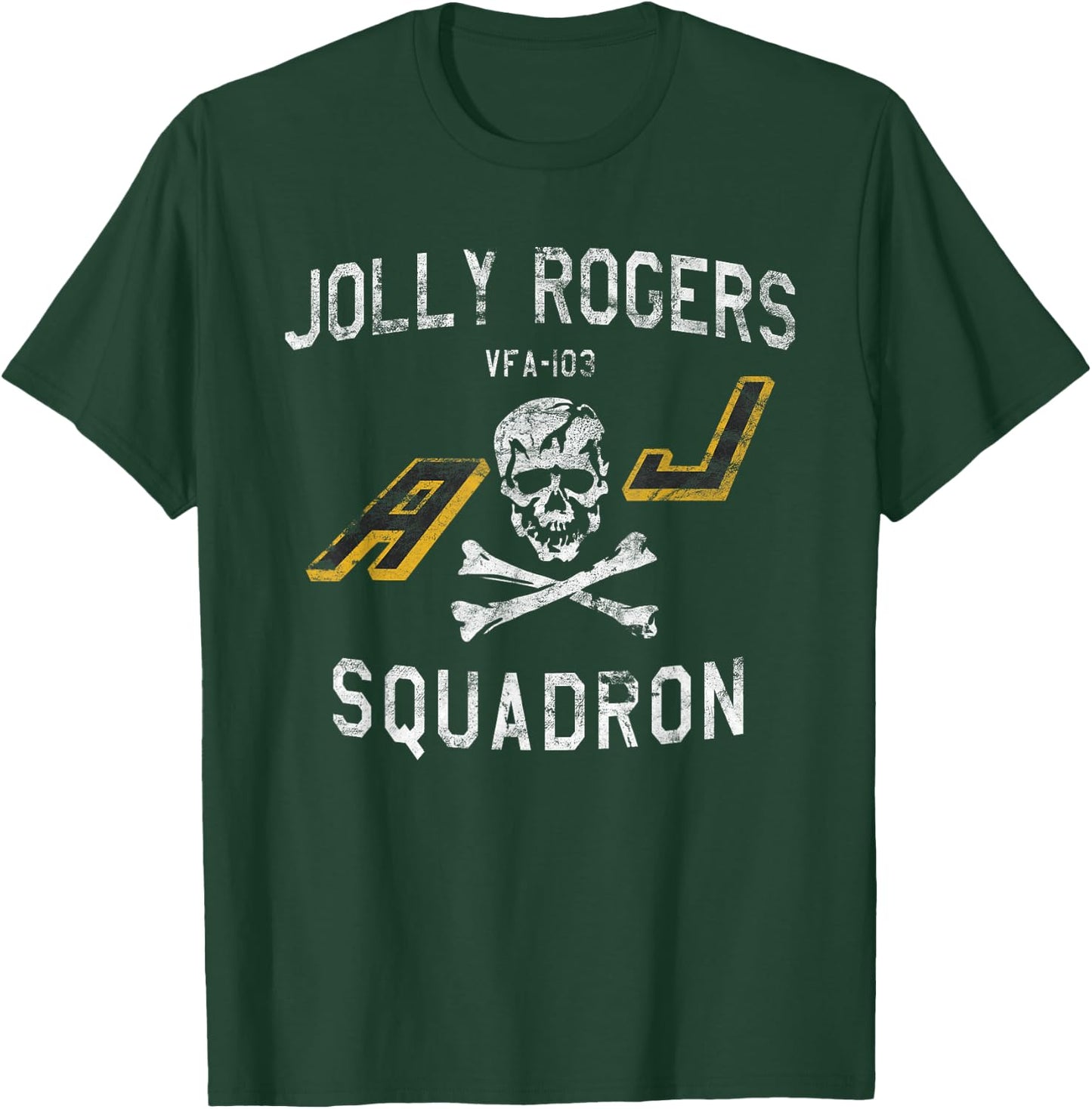 Jolly Rogers Strike Fighter Squadron VFA-103 Vintage T-Shirt - T-Shirt | Forest