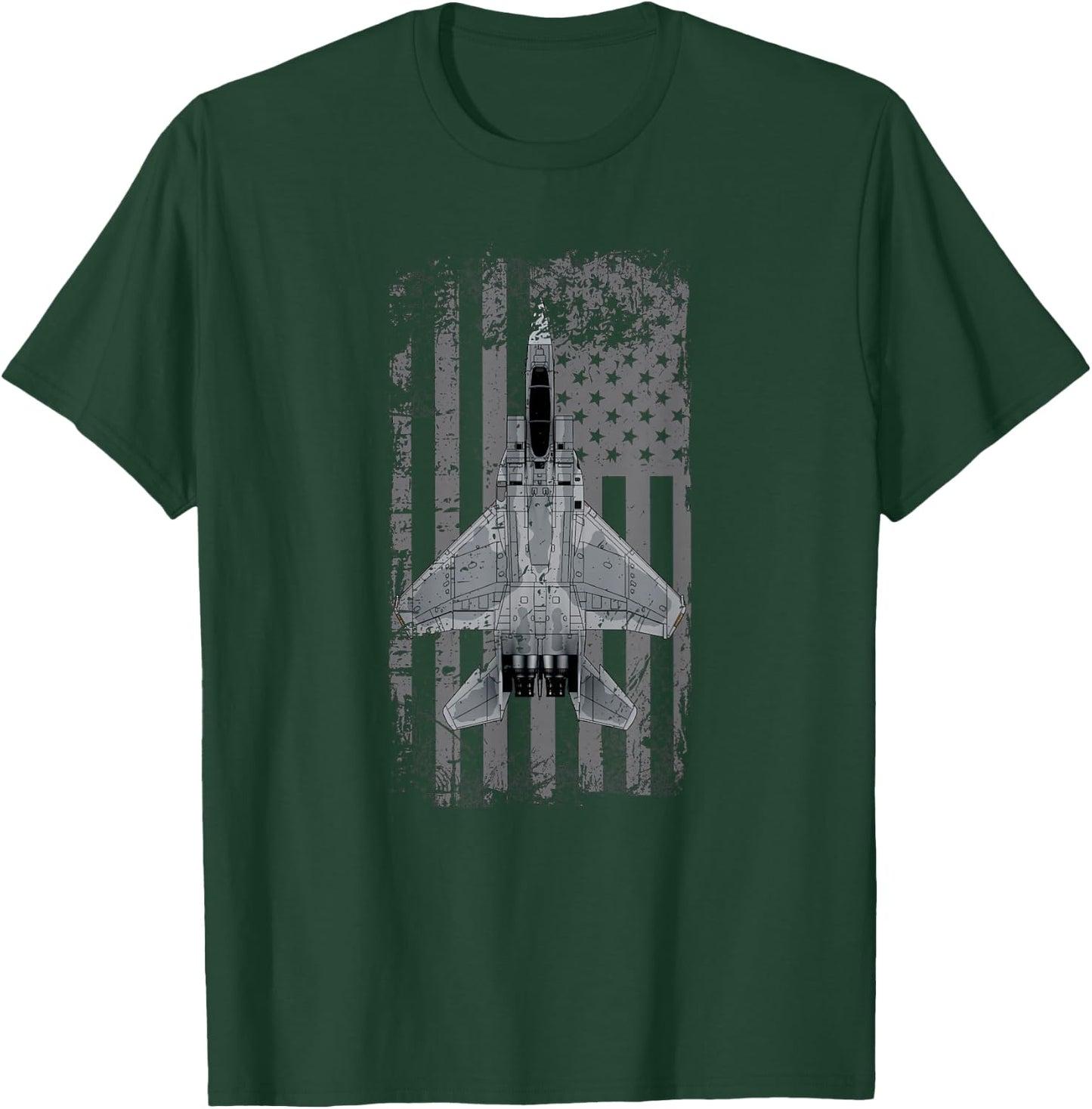 F-15 Eagle Military Pilot T-Shirt - T-Shirt | Forest