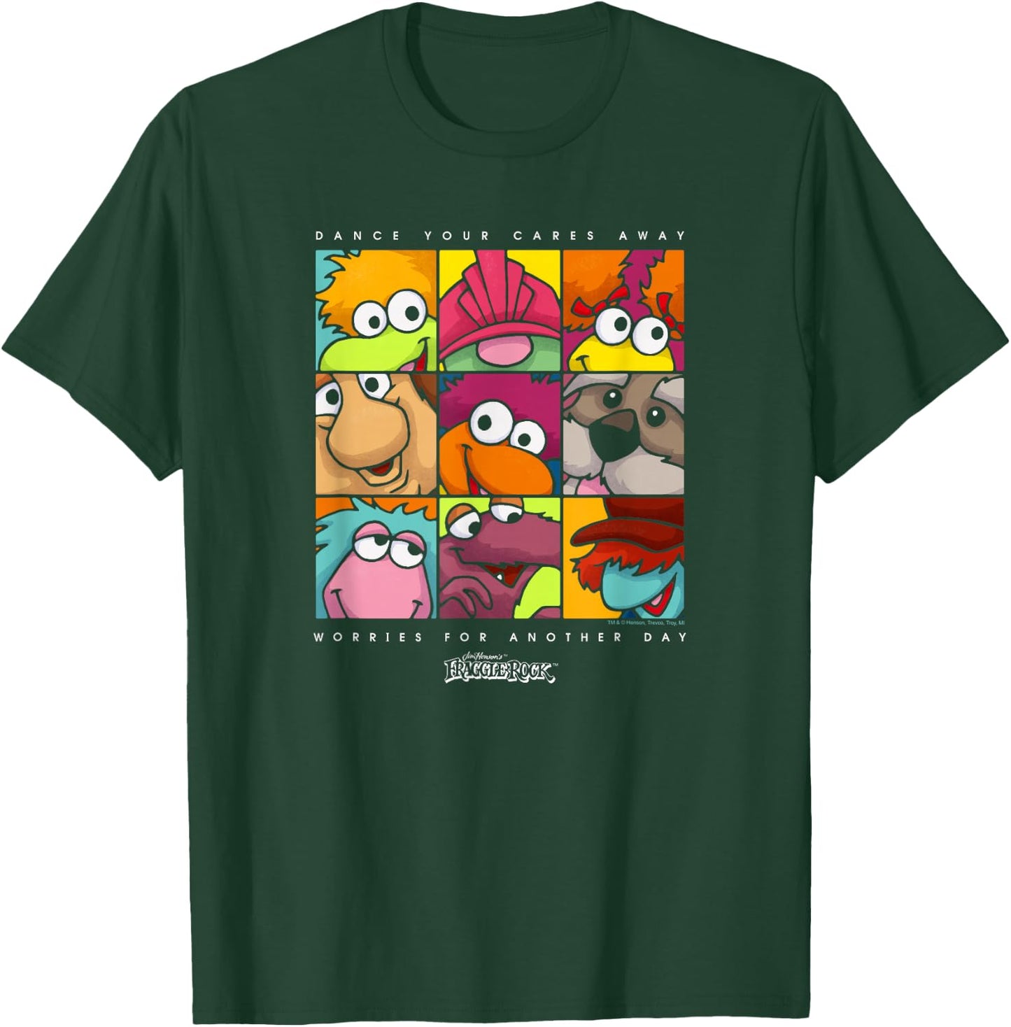 Fraggle Rock Squared T-Shirt - T-Shirt | Forest