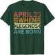 April 23 When Legends Are Born Happy Birthday T-Shirt - T-Shirt | Forest