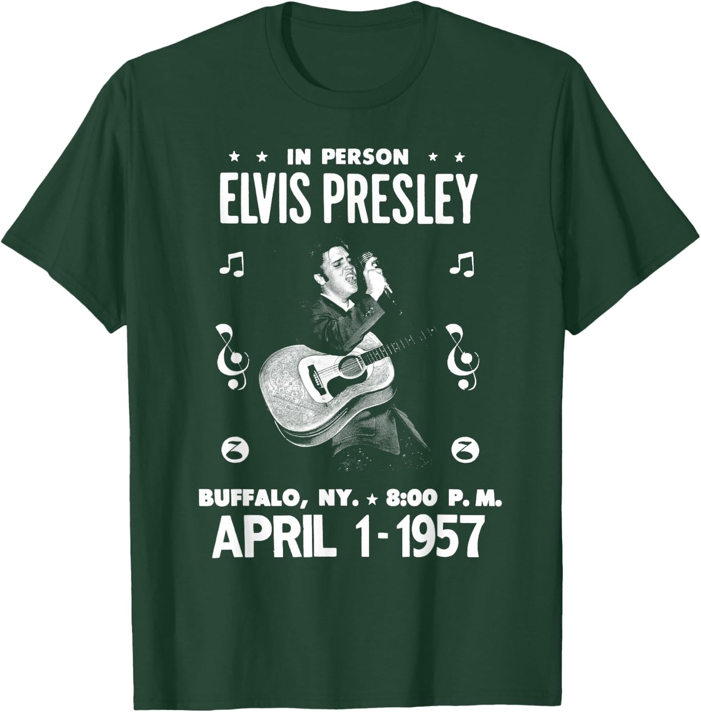 Elvis Presley Official Gig Poster Small T-Shirt - T-Shirt | Forest