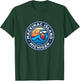 Mackinac Island Michigan MI Vintage Nautical Waves Design T-Shirt - T-Shirt | Forest