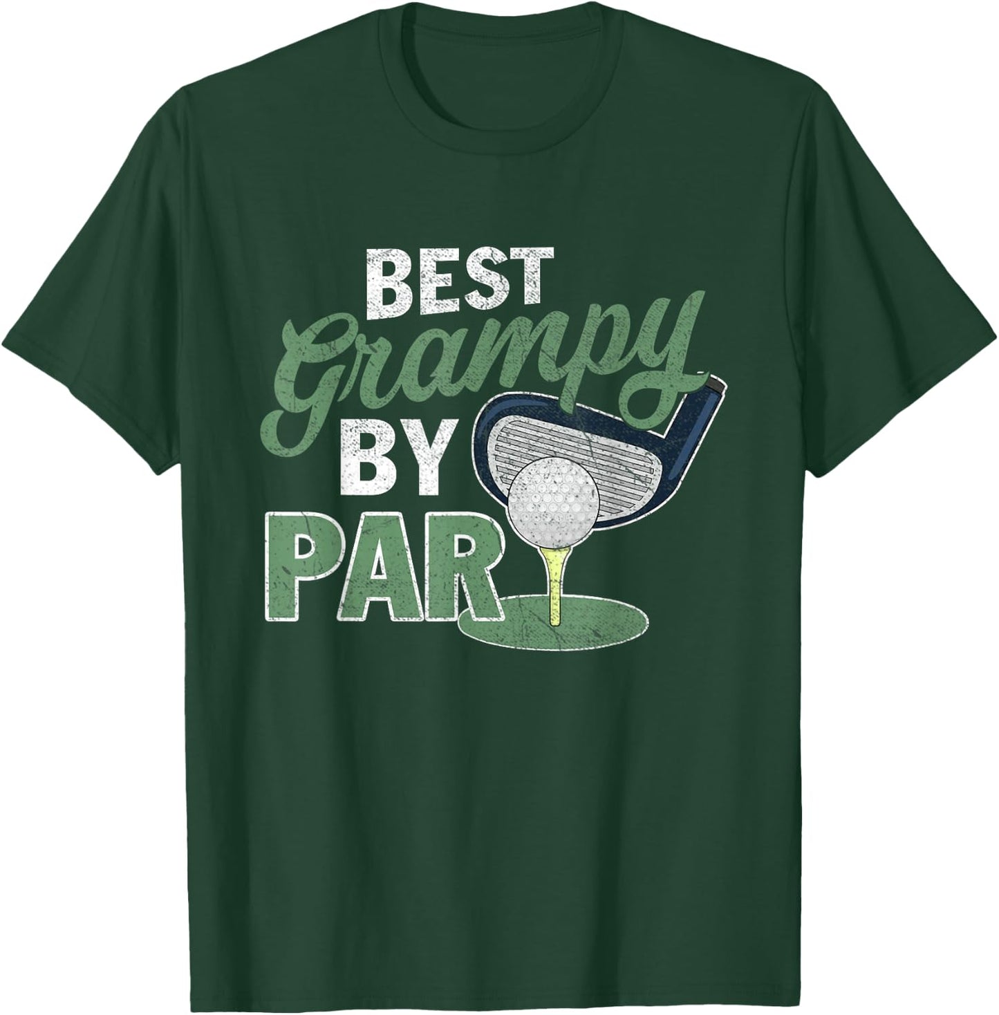 Best Grampy By Par Father's Day Golf Sports T-Shirt - T-Shirt | Forest