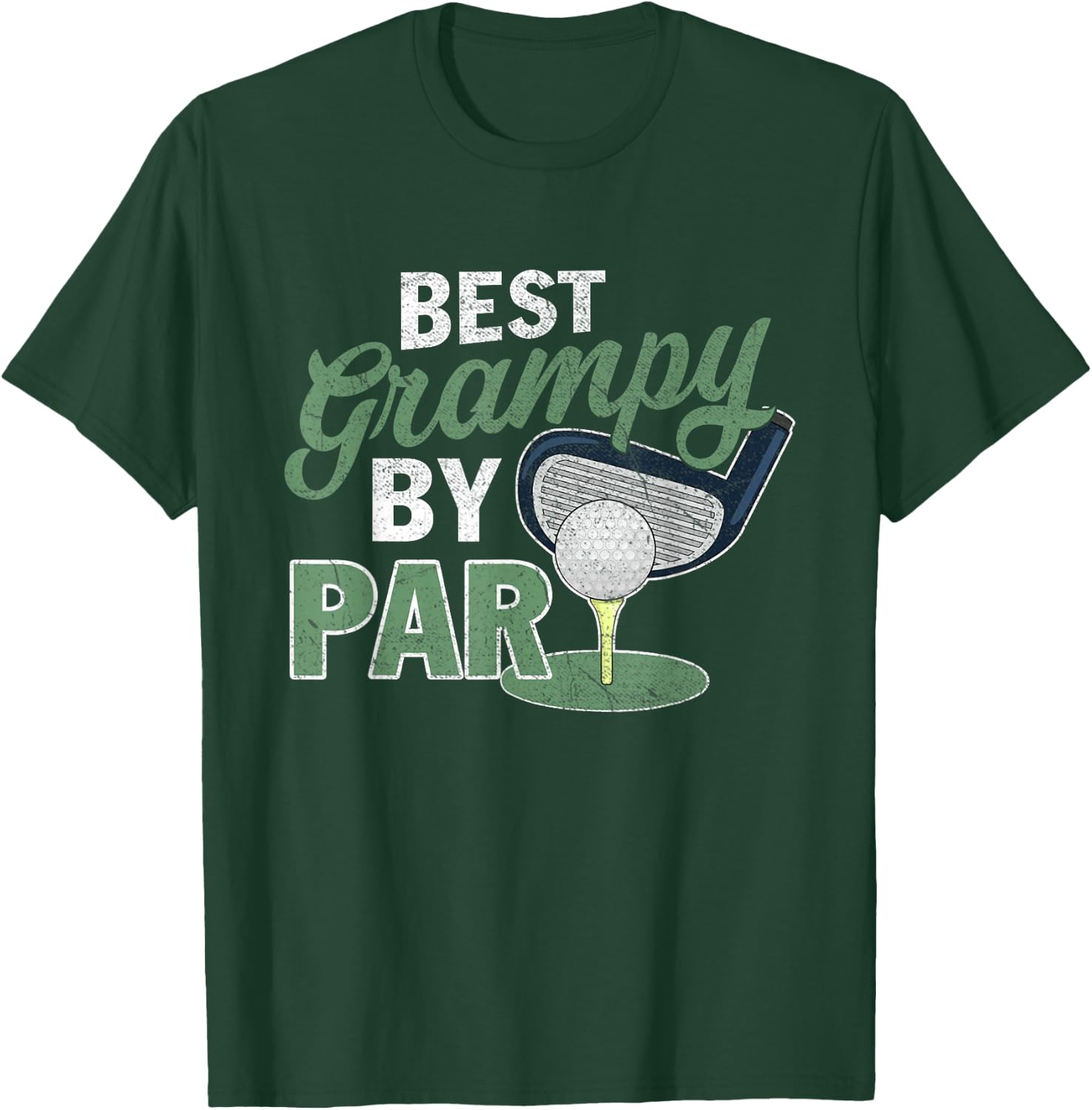Best Grampy By Par Father's Day Golf Sports T-Shirt - T-Shirt | Forest