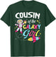 Cousin of the Galaxy Girl Astronaut Space Theme Birthday T-Shirt - T-Shirt | Forest