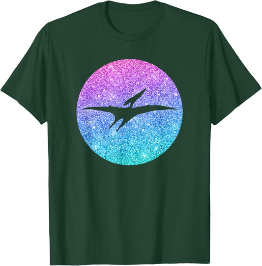 Cute Pterodactyl Dinosaur Gift Girls Teens And Women T-Shirt - T-Shirt | Forest