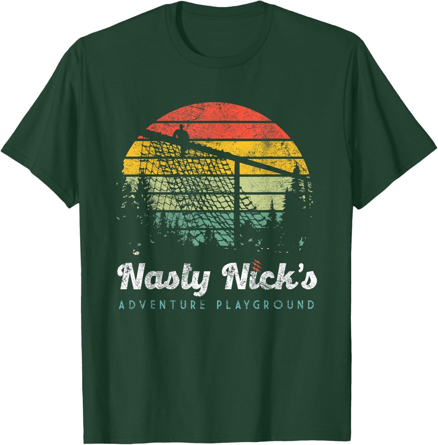 American Marauder: Nasty Nick's Adventure Playground T-Shirt - T-Shirt | Forest