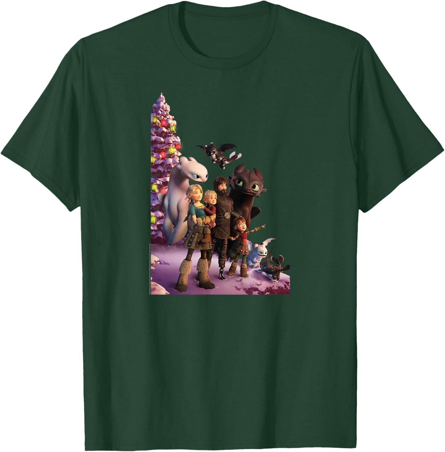 How to Train Your Dragon 3 One Big Family T-Shirt - T-Shirt | Forest