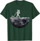 Astronauts Mowing Lawn on the Moon Vacuuming on the Moon T-Shirt - T-Shirt | Forest