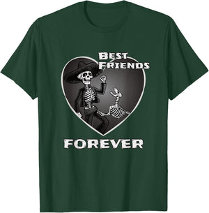 Best Friends Forever Skeleton Dog Women T-Shirt - T-Shirt | Forest
