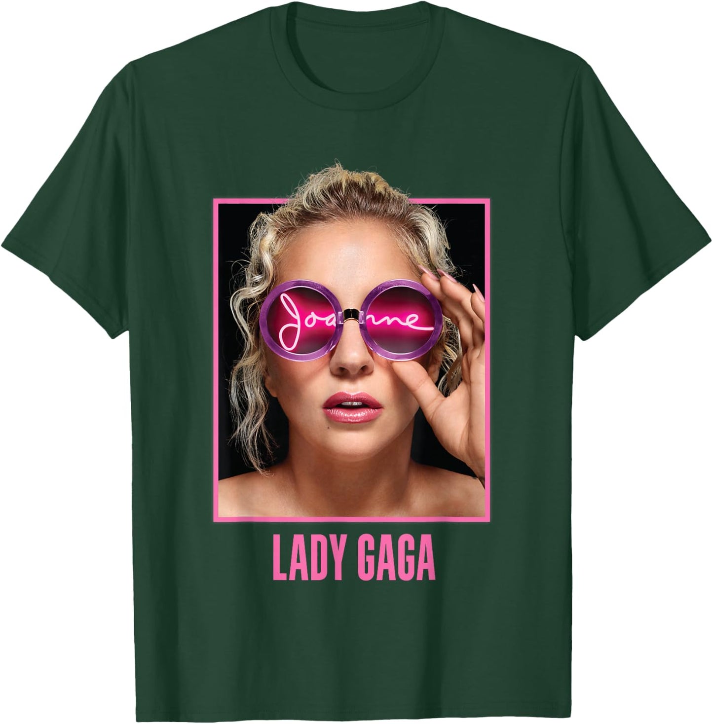 Lady Gaga Joanne Glasses T-Shirt - T-Shirt | Forest
