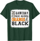 On Gameday Football We Wear Orange and Black Leopard Print T-Shirt - T-Shirt | Forest