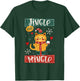 Jingle & Mingle Christmas Holiday Cat Party Wine Adult T-Shirt - T-Shirt | Forest