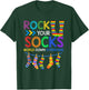 Rock Your Socks Down Syndrome Awareness Teachers Women Kids T-Shirt - T-Shirt | Forest