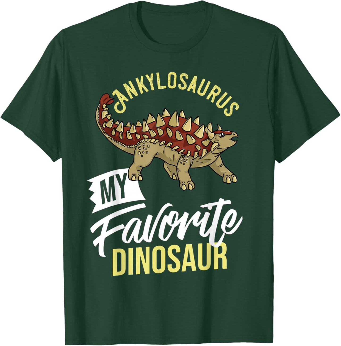 Ankylosaurus Dinosaur Gift Dino Fossil T-Shirt - T-Shirt | Forest