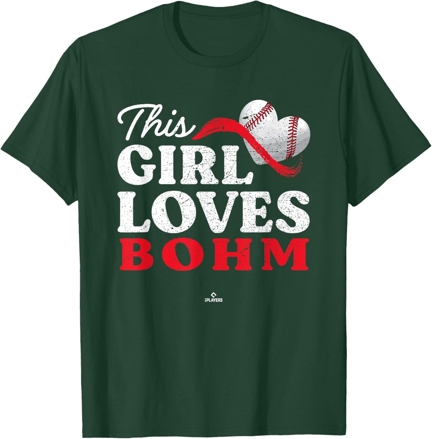 This Girl Loves Alec Bohm Philadelphia MLBPA T-Shirt - T-Shirt | Forest