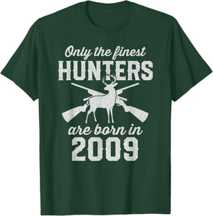 16 Year Old Deer Hunter Hunting 2009 16th Birthday T-Shirt - T-Shirt | Forest