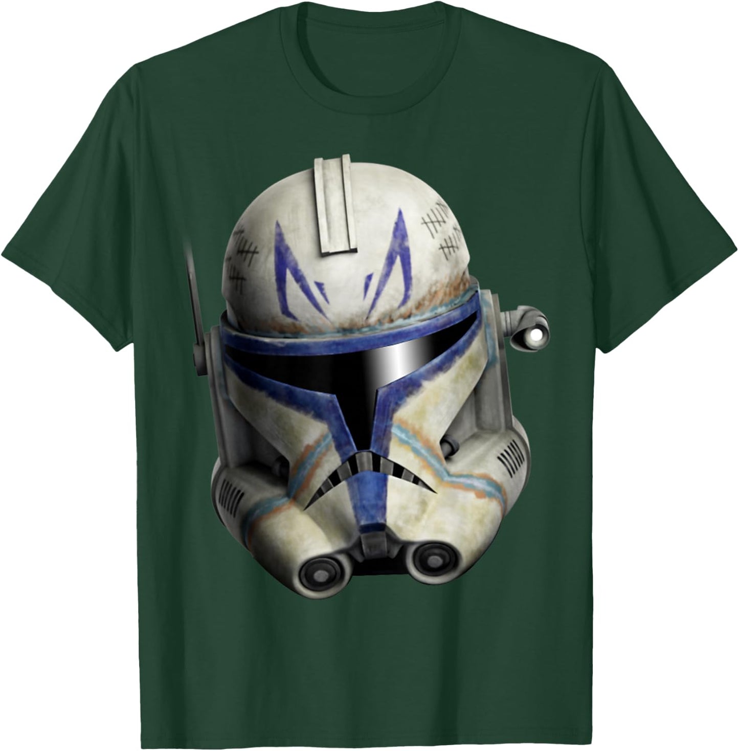 Star Wars: The Clone Wars Clone Captain Rex Big Face T-Shirt - T-Shirt | Forest