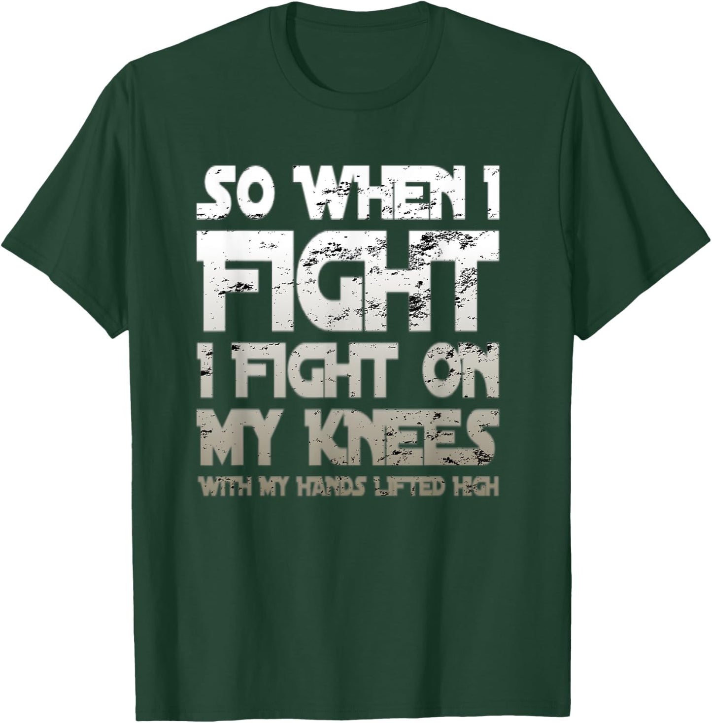 Battle Belongs To The Lord Christian Inspirational Faith T-Shirt - T-Shirt | Forest