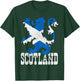 Scotland Flag Vintage Crest Lion Scottish Gift T-Shirt - T-Shirt | Forest