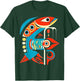Salmon Salish Coastal Art Native American T-Shirt - T-Shirt | Forest