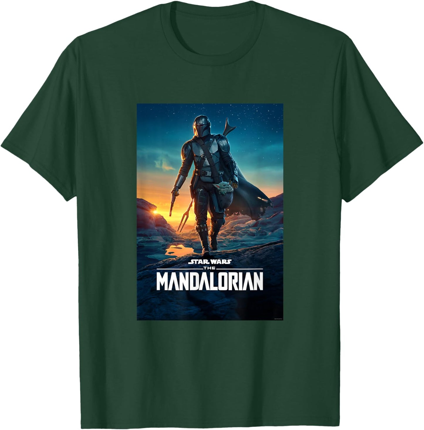 Star Wars The Mandalorian Season 2 Poster T-Shirt - T-Shirt | Forest
